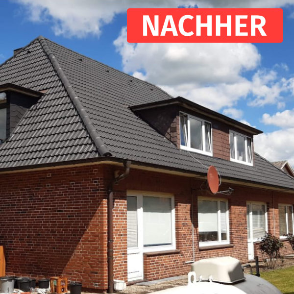 Dach nach der Dachbeschichtung Saarbrücken